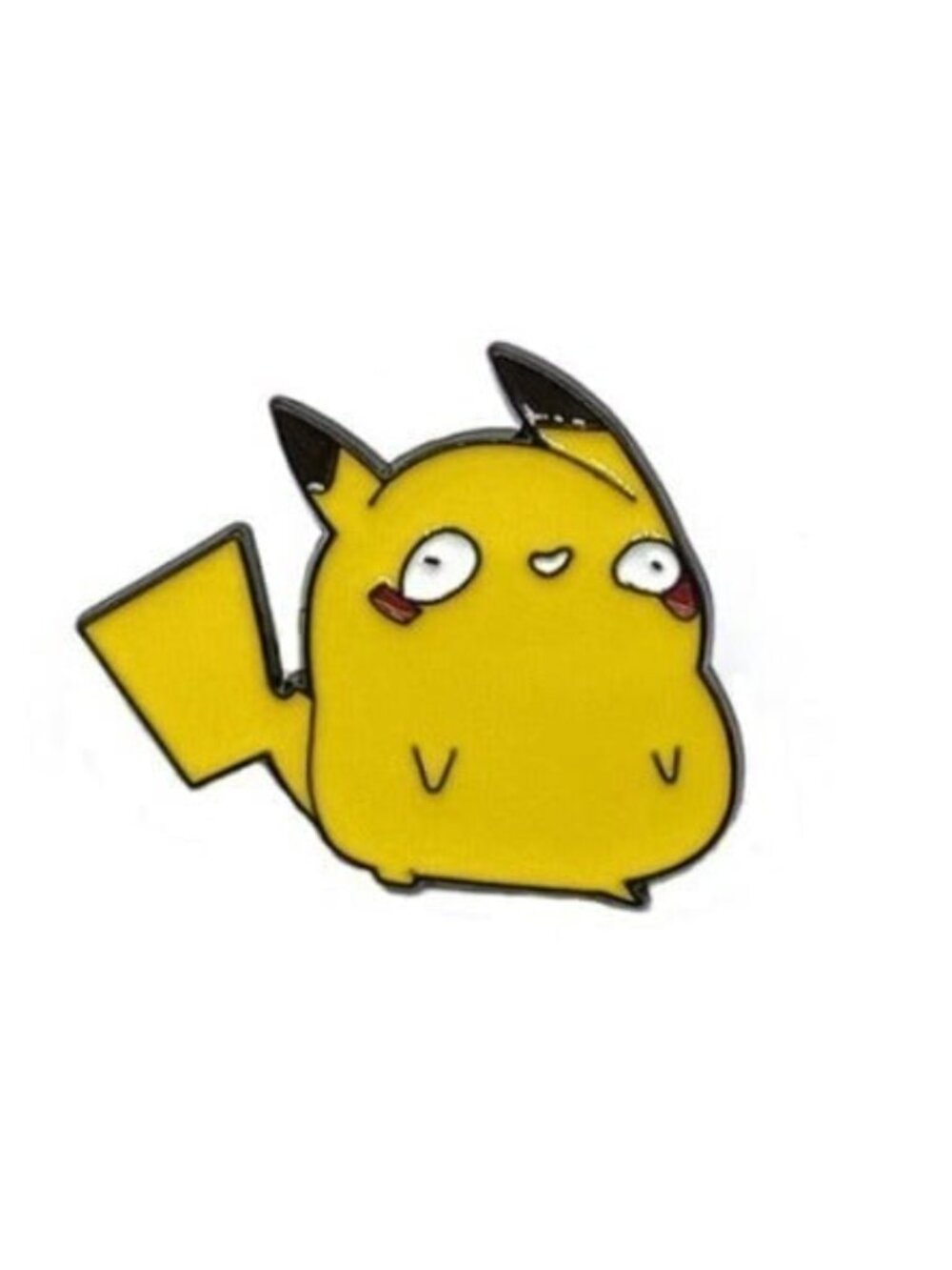 Pokemon Derpy Meme Pikachu Enamel Pin